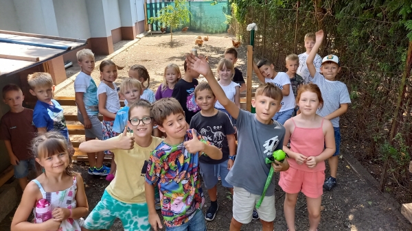 Ohlédnutí za letním počasím - V. oddělení družiny