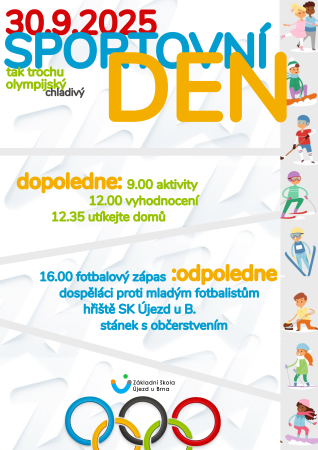 Sportovní den pro žáky 2. stupně