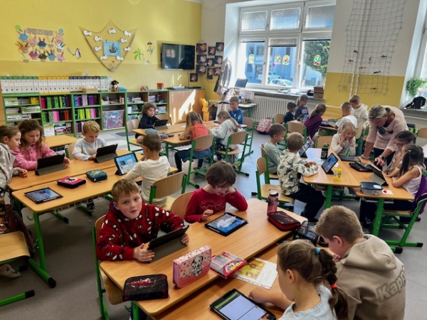 Zábavná výuka matematiky s iPady ve II. A